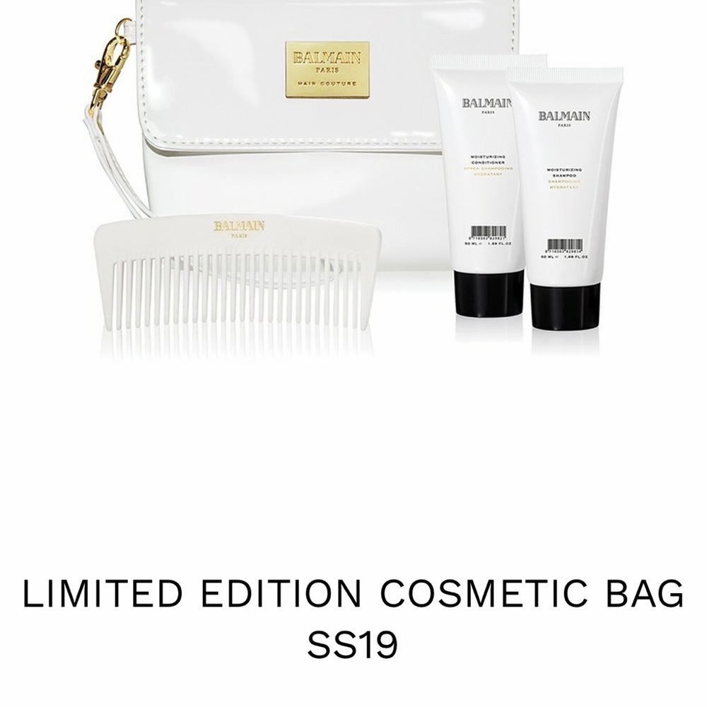 Balmain limited edition cosmetic bag SS19